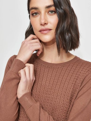 SWEATER MUJER AZIZ BRAID - 3