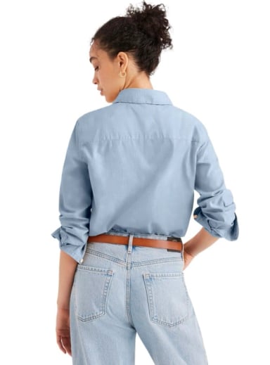 BLUSA MUJER DOCKERS LS BUTTON UP - 3
