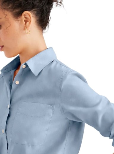 BLUSA MUJER DOCKERS LS BUTTON UP - 4