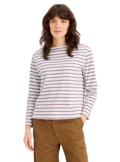POLO MUJER DOCKERS BOATNECK ROSADO - 1