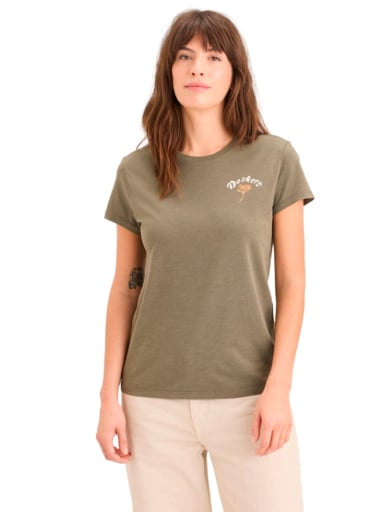 POLO ALGODÓN MUJER DOCKERS GRAPHIC TEE VERDE - 1