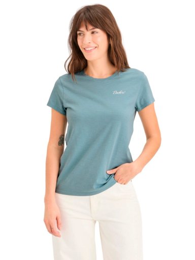 POLO ALGODÓN MUJER DOCKERS GRAPHIC TEE AZUL