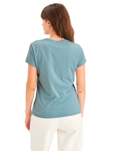 POLO ALGODÓN MUJER DOCKERS GRAPHIC TEE AZUL - 2