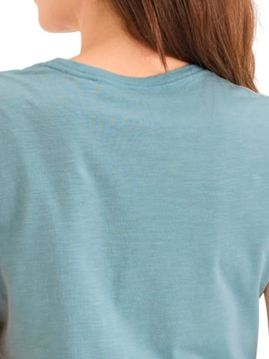 POLO ALGODÓN MUJER DOCKERS GRAPHIC TEE AZUL - 4