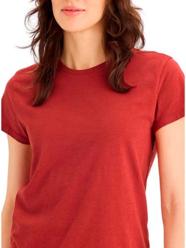 POLO MANGA CORTA MUJER DOCKERS FAVORITE ROJO - 3