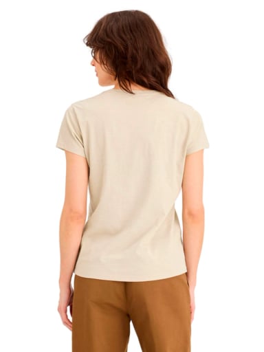 POLO MUJER DOCKERS GRAPHIC TEE BEIGE - 2