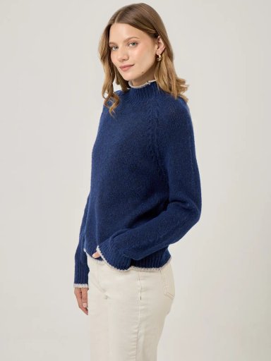 SWEATER MANGA LARGA MUJER NAVIGATA FLO - 3