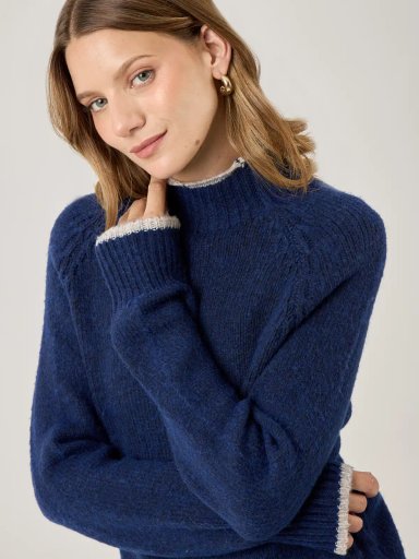 SWEATER MANGA LARGA MUJER NAVIGATA FLO - 4