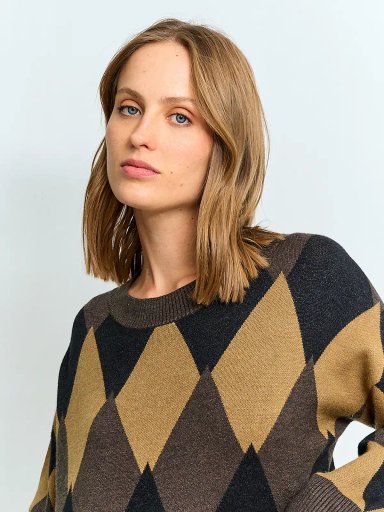 SWEATER MUJER NAVIGATA ROMBO - 3