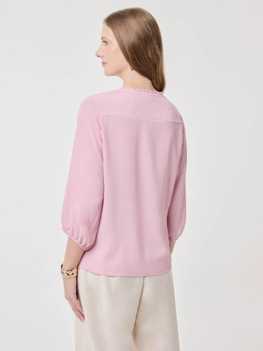BLUSA MANGA LARGA MUJER AZIZ CLÁSICO - 2