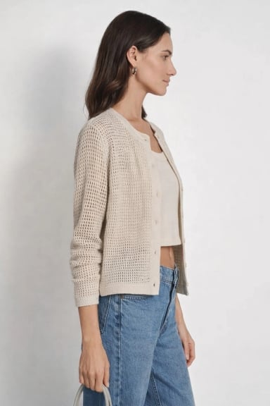 ABRIGO MUJER DKNY BEIGE - 2