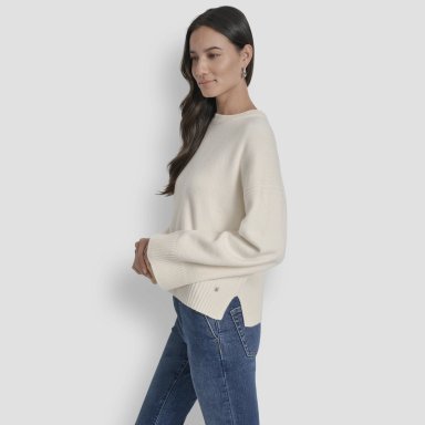 CHOMPA MUJER DKNY BEIGE - 2