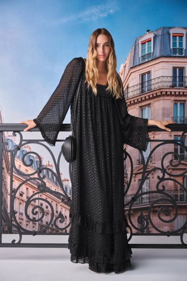 VESTIDO LARGOS LUREX MARQUIS MUJER - 1