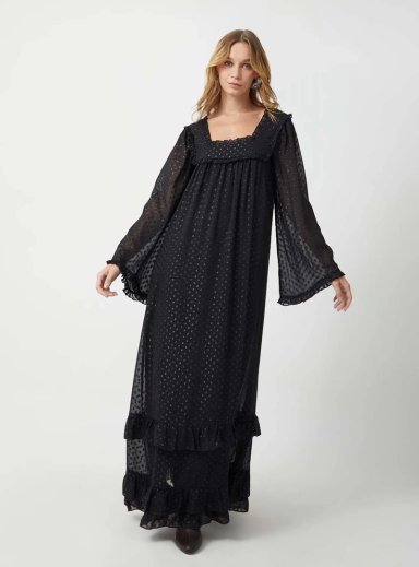 VESTIDO LARGOS LUREX MARQUIS MUJER - 2
