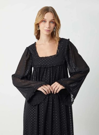 VESTIDO LARGOS LUREX MARQUIS MUJER - 5