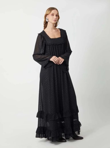 VESTIDO LARGOS LUREX MARQUIS MUJER - 6