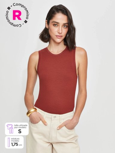 POLO SIN MANGAS MUJER MARQUIS RIB