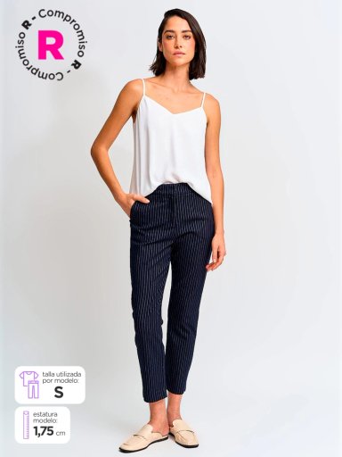 PANTALÓN REGULAR MUJER MARQUIS PLASTIC