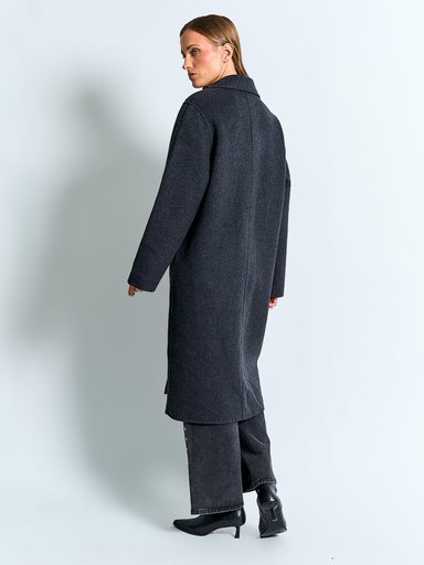 ABRIGO LANA MUJER MARQUIS LARGO CHECK - 3