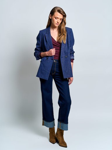 BLAZER MUJER MARQUIS LARGO ESPIGA - 5
