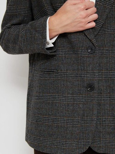 BLAZER DE LANA MUJER MARQUIS LARGO CREER - 3
