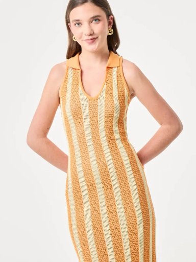 VESTIDO LARGO MUJER MARQUIS TEJIDO CUELLO - 4