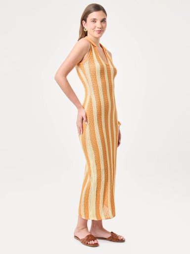 VESTIDO LARGO MUJER MARQUIS TEJIDO CUELLO - 5