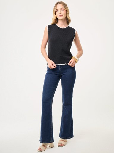 SWEATER MUJER MARQUIS TEJIDO RAYA - 5