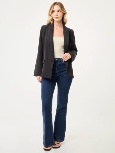 BLAZER MUJER MARQUIS LARGO BÁSICO - 5