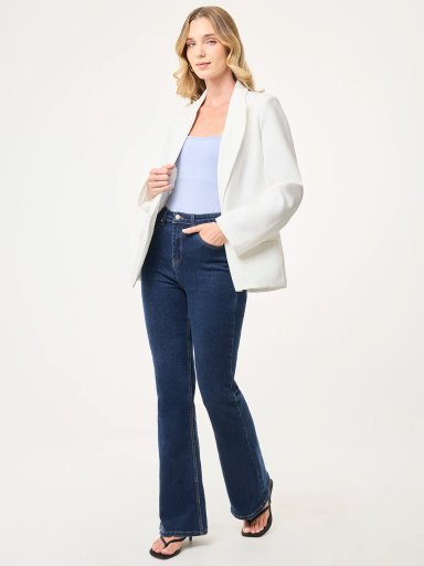 BLAZER MUJER MARQUIS LARGO BÁSICO - 5