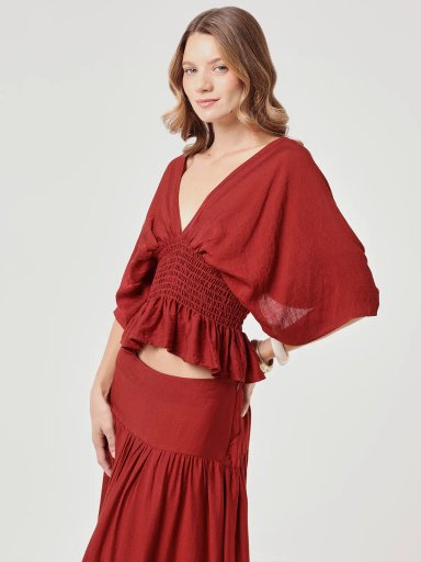 BLUSA MANGA CORTA MUJER MARQUIS SET - 3