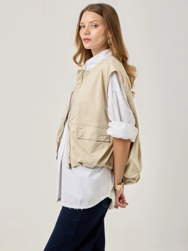 CHALECO MUJER MARQUIS CORTA BOMBER - 3