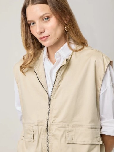 CHALECO MUJER MARQUIS CORTA BOMBER - 4