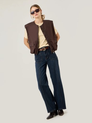CHALECO MUJER MARQUIS CORTA BOMBER - 6