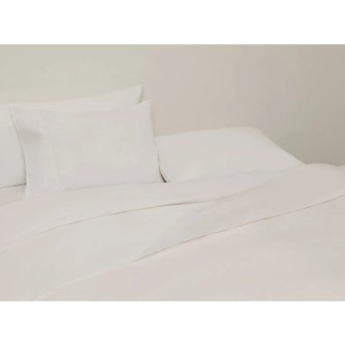CUBREPLUMÓN RIPLEY HOME 180 HILOS BRODERIE 2 PLAZAS ALGODÓN BLANCO BORDADOS - 2