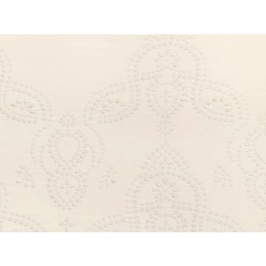 CUBREPLUMÓN RIPLEY HOME 180 HILOS BRODERIE KING ALGODÓN BLANCO BORDADOS - 3