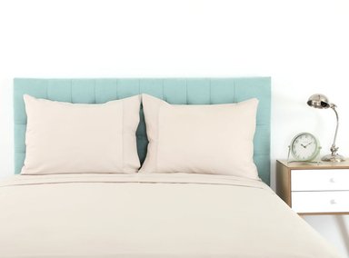 FUNDA DE ALMOHADA RIPLEY HOME ALGODÓN 144 HILOS 70X50 CM TAUPE - 2