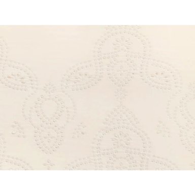 CUBREPLUMÓN RIPLEY HOME 180 HILOS BRODERIE 1.5 PLAZAS ALGODÓN BLANCO COLOR ENTERO - 3