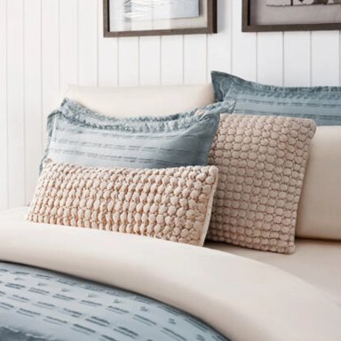 COJÍN RIPLEY HOME VELVET PANAL 70 X 30 CM MARFIL IVORY - 6