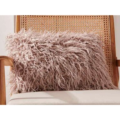 COJÍN RIPLEY HOME PELUDO 50 X 35 CM TAUPE - 2