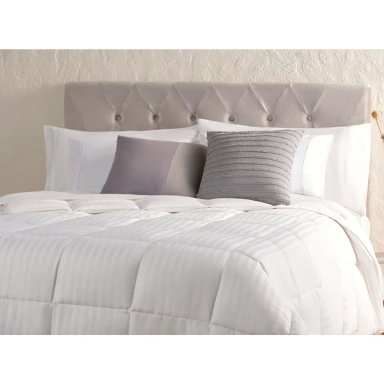 EDREDÓN MAISON LINETT SEDA 1.5 PLAZAS BLANCO COLOR ENTERO - 2
