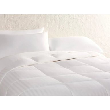 EDREDÓN MAISON LINETT WINTER KING BLANCO COLOR ENTERO - 2