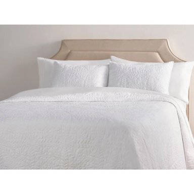 CUBRECAMA BLOOM KING MICROFIBRA BLANCO - 2