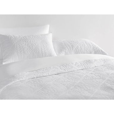 CUBRECAMA BLOOM KING MICROFIBRA BLANCO - 3