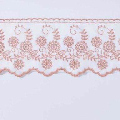 SET SÁBANAS RIPLEY HOME BRODERIE 1.5 PLAZAS ALGODÓN BORDADO PALO ROSA BORDADOS - 2