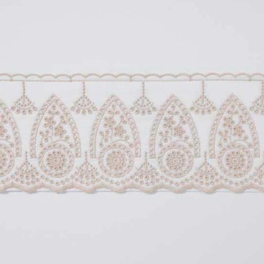 SET SÁBANAS RIPLEY HOME NEW BRODERIE KING 180 HILOS ALGODÓN TAUPE BORDADO - 2
