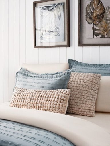 COJÍN RIPLEY HOME VELVET PANAL 45 X 45 CM MARFIL IVORY - 3