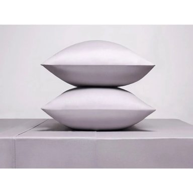 SET SÁBANAS MAISON LINETT BEDDING PERCALE 2 PLAZAS 400 HILOS ALGODÓN GRIS COLOR ENTERO