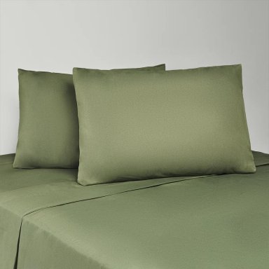 SET DE CAMA RIPLEY HOME MICROFIBRA 2 PLAZAS VERDE - 3