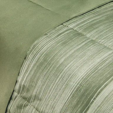 SET DE CAMA RIPLEY HOME MICROFIBRA 2 PLAZAS VERDE - 4